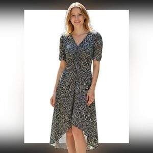 A New Day Black Floral Dress